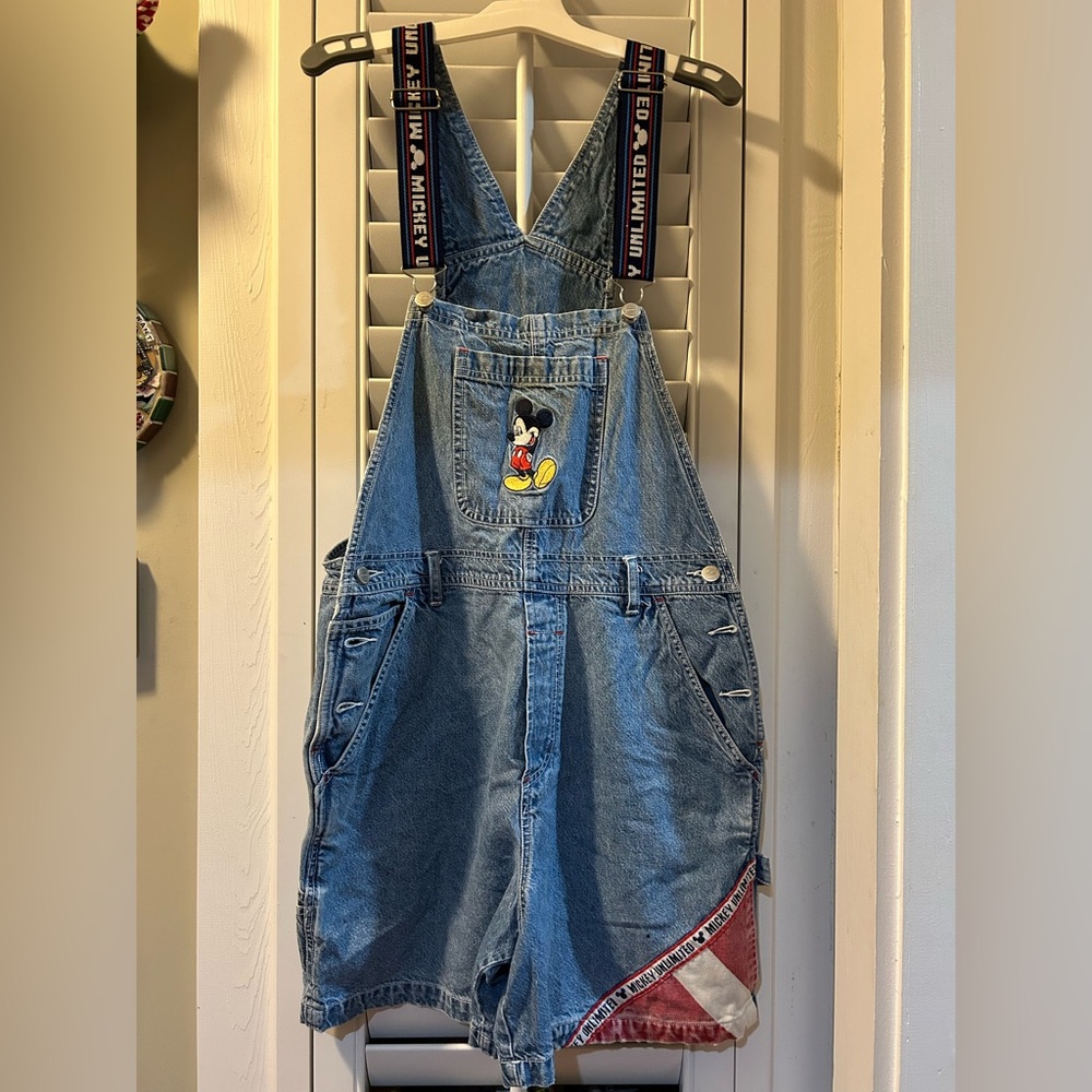 Cotton Disney Mickey Mouse overalls